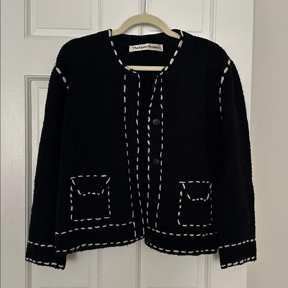 The Open Project Stitch Cardigan - Black